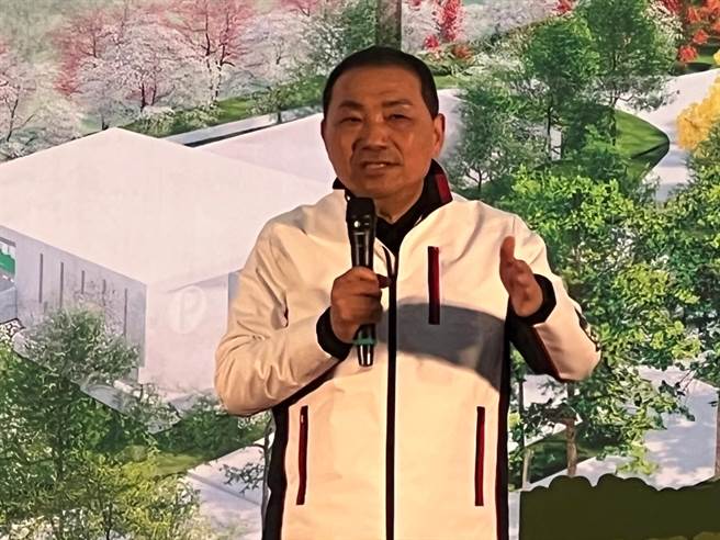 國民黨將展開民調，但侯友宜只關心內政百廢待舉，人民生活的辛苦。（王揚傑攝）