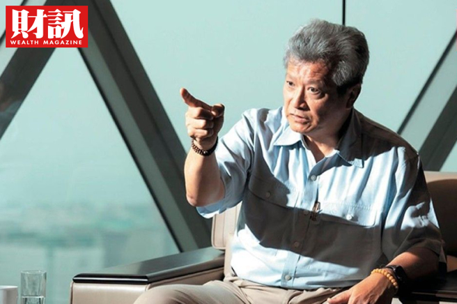 中钢董事长翁朝栋自嘲：「中钢是被钢铁耽误的纪念品公司。」(图/财讯提供)