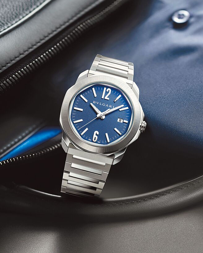 宝格丽Octo Roma腕表，八角形表壳的经典设计是一大特色。（BVLGARI提供）