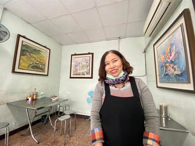 绘画为洪佩瑄带来自信人生。（孙英哲摄）