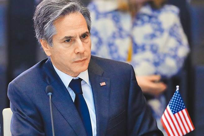 圖為美國國務卿布林肯。（新華社）