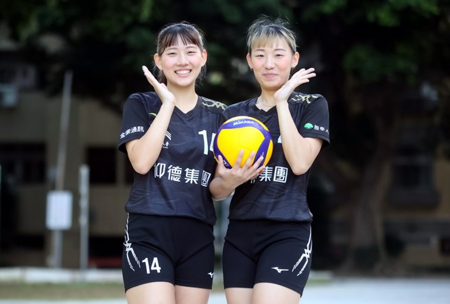 台北市大姊妹檔陳莉鎔（右）和陳莉鈞。(大專體總提供)