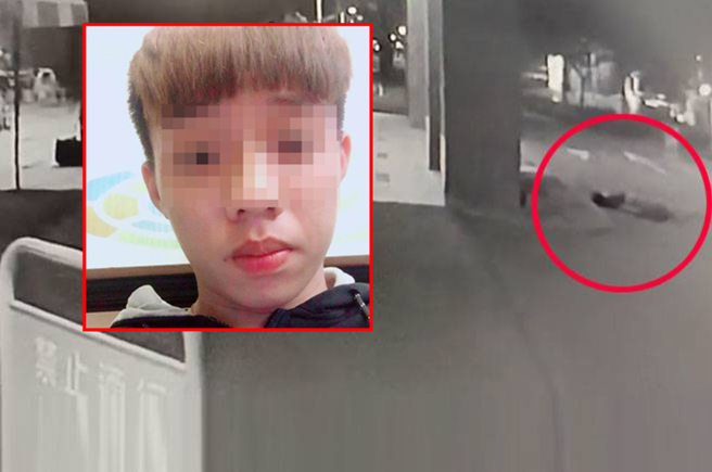 台南市立安南醫院門口8日凌晨，打著「囝仔昌外甥」名號的徐姓男子身上中彈，慘遭丟包在醫院門口。（合成圖）
