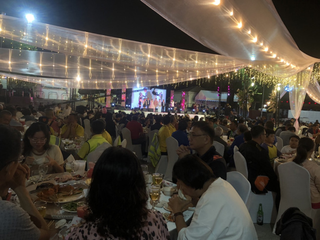 花3亿办婚宴！高雄知名总铺师娶媳，超豪华办桌曝光。（林雅惠摄）