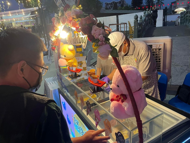 冰淇淋甜筒点心。（林雅惠摄）