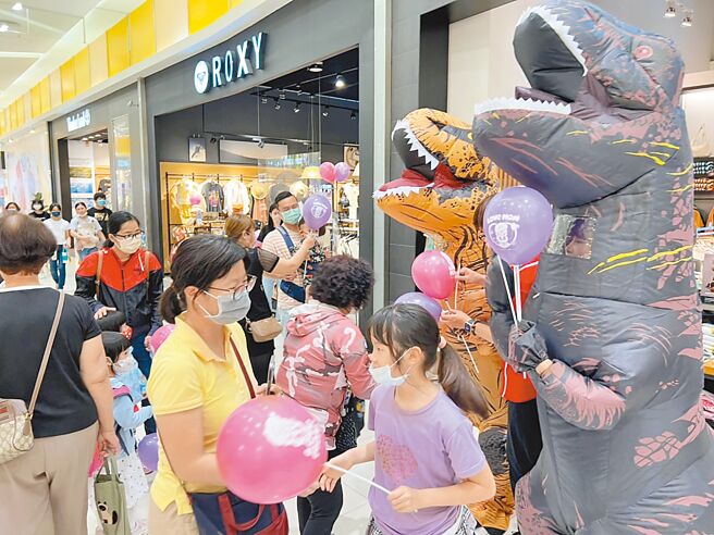 Global Mall連假期間舉辦超過150場活動，大吸親子客。（Global Mall提供）