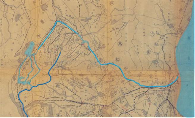 高雄市水利局為恢復歷史水路脈絡及改善內惟埤水源不足問題，水利局推動內惟埤補助水源計畫，預計今年8月完工。（高雄市水利局提供／林瑞益高雄傳真）