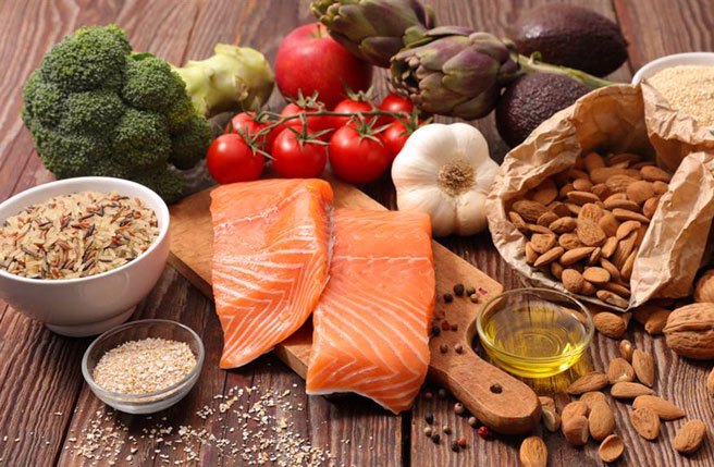 健康食材示意图。(达志影像)