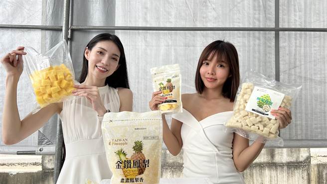 綠園牧場參加東京食品展後不到1個月，成功拿下一筆銷日訂單，外銷商品包含鳳梨果泥、鳳梨果丁、芒果丁、鳳梨釋迦、百香果汁等產品。（張毓翎攝）