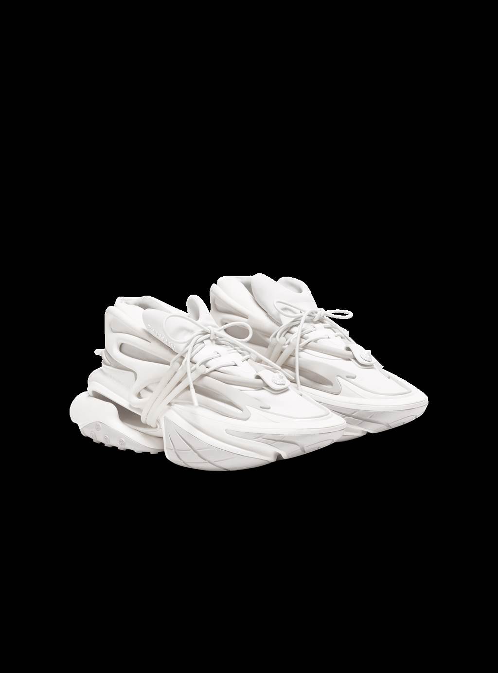 Balmain Unicorn白色低幫運動鞋，售價4萬1600元。（Balmain提供）