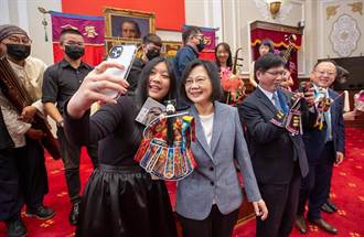 接見葛萊美獎得主「淡蘭古道團隊」 總統：讓台灣加速主流化、國際化