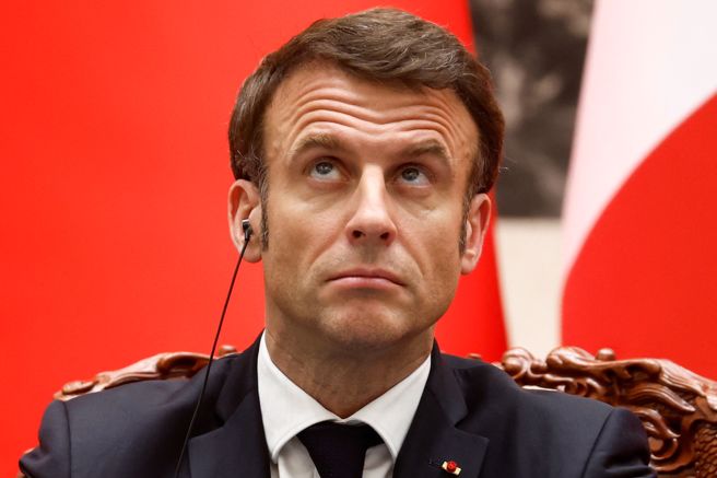 马克宏原本可以用访中之行为经济政策加分，却因台湾问题的谈话与时机不当的戴高乐主义表态而模糊了焦点，想必西方媒体不会放过他。（图／路透）