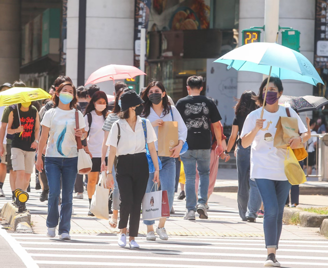 好天氣將持續到周五。（示意圖／資料照，粘耿豪攝）