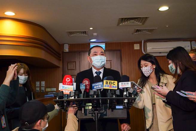 侯友宜表示有信心面对所有挑战。（王扬杰摄）