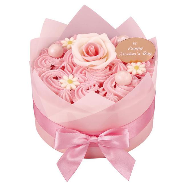 抢母亲节孝亲商机，85度C打「顏质牌」、一口气推出6款母亲节主题蛋糕，早鸟优惠85折。（图／85度C提供）