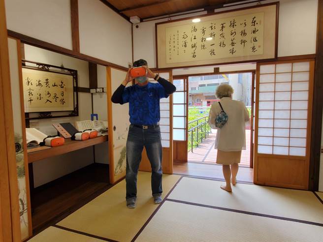 现场提供VR导览。（周丽兰摄）