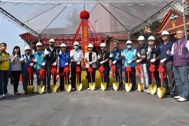 雲林縣客子厝大排2期治理工程開工，元長、土庫地區淹水有解。（雲林縣政府提供／張朝欣雲林傳真）