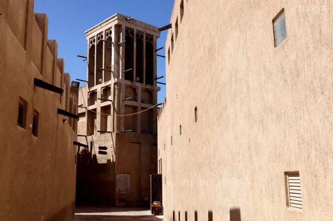 風塔是最早的「空調機」原理雛形。（攝影／溫士凱）