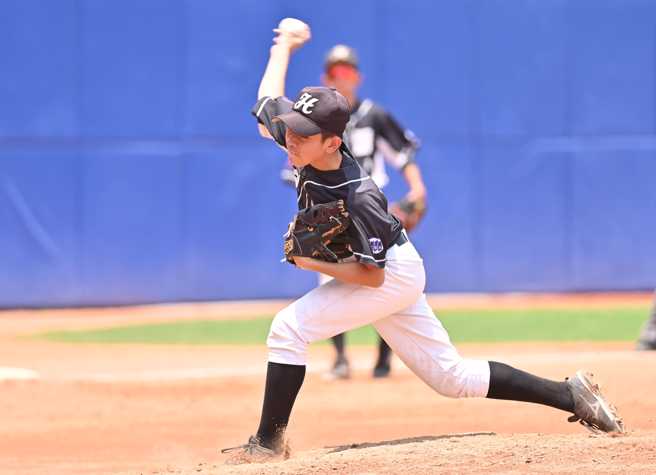 屏东县林冠勋后援夺胜。（台湾世界少棒联盟提供）