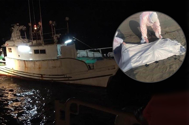專案小組查出，14名越南人赴大陸買快艇再自行駕船偷渡來台，研判在離台中港不到10公里處翻船全數罹難。（合成圖/左為示意圖、右為本報資料照片）