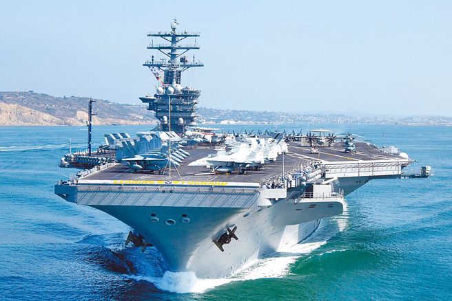 前立委郭正亮惊呼，「我看到山东舰卡在那个位置，我就睡不着觉了，因为尼米兹号跑掉了」。图为尼米兹号。（摘自美国海军官网）