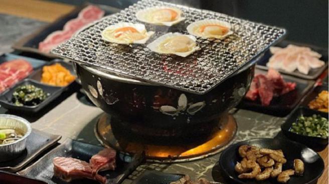 台中《Home烧肉》大扇贝软嫩又新鲜。（品观点提供）