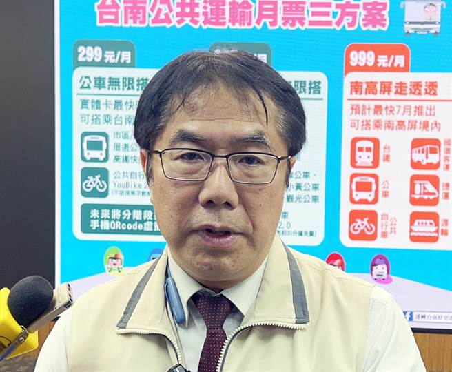 民進黨中執會將正式提名副總統賴清德參選總統，台南市長黃偉哲寄予祝福。（洪榮志攝）