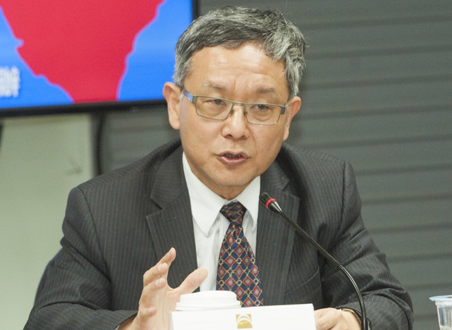 淡江大学前副校长、战略研究所教授王高成今坠楼身亡。（中时资料照，郑任南摄）