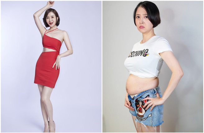 李亮瑾日前PO文曝二宝得了肠病毒。（图／CHOYeR曲易提供）