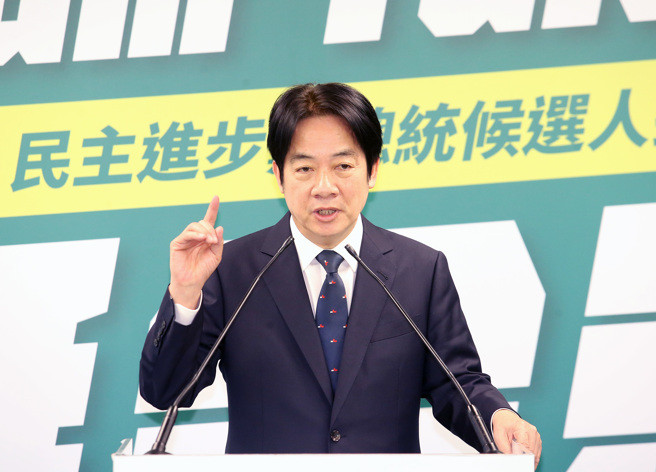 民进党中执会12日正式提名党主席赖清德为2024总统候选人。（范扬光摄）