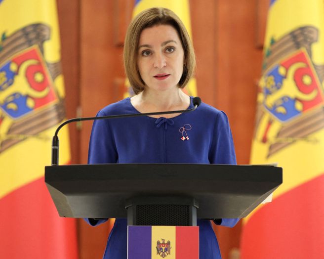 自桑杜（Maia Sandu）2020年上任以来，摩尔多瓦获得西方慷慨资助。米哈指出，摩尔多瓦今年可从欧洲和平基金获得8700万欧元，并增加8000万欧元的预算。(图/路透社)