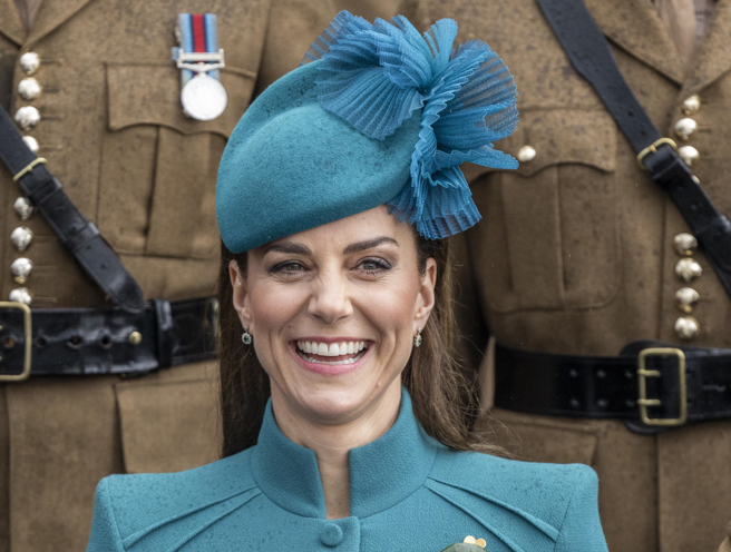 专家说，梅根决定不出席查尔斯5月6日的加冕典礼，威尔斯王妃凯特应该松了口气。（达志图库/TGP）