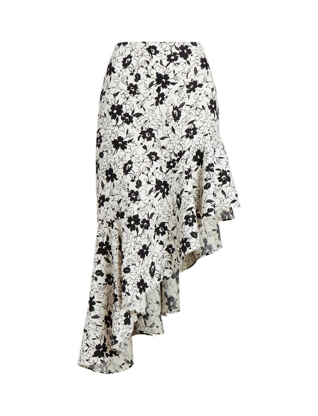 微风信义店独家贩售 白色碎花裙 ，1万6880元。（Polo Ralph Lauren提供）