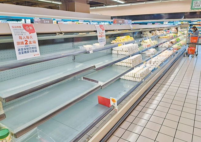 当缺蛋乱象成为新常态，蓝营怒轰变相全民买单，增加通膨压力。（中时资料照／陈君玮摄）