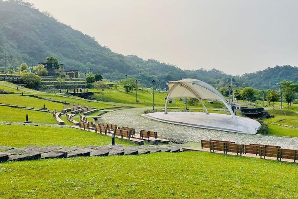 ▲南港山水綠生態公園美景。　圖：臺北市政府觀光傳播局／提供