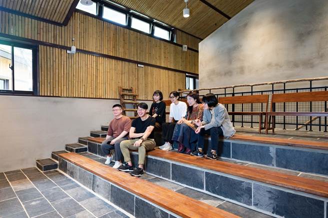清大竹屋內部有可容納50人的視聽空間。（清大提供／王惠慧新竹傳真）