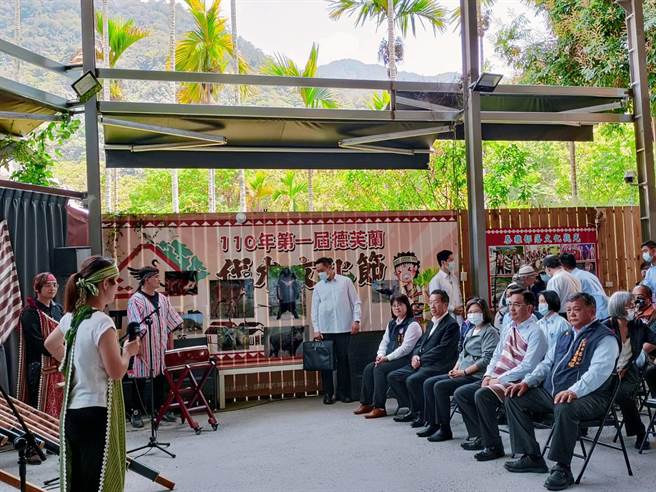 蔡英文总统14日前往和平区视察「松鹤部落产业」。（陈淑娥摄）