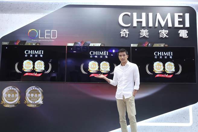 賀軍翔今出席代言活動。（奇美家電提供）