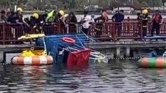 無錫某高中春遊出意外 學生划船側翻6人落水2人溺斃