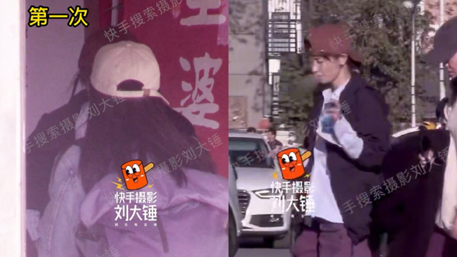 刘雅瑟被狗仔拍到随意丢弃菸蒂的画面。(图/微博)