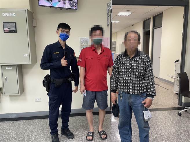 迷糊老翁误认机车失窃，大雅警细心10分钟迅速找回！(警方提供)