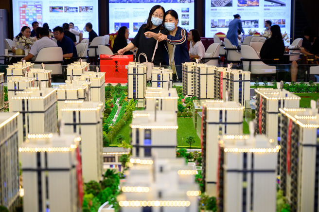 大陆3月分各线城市商品住宅销售价格环比上涨。（中通社）