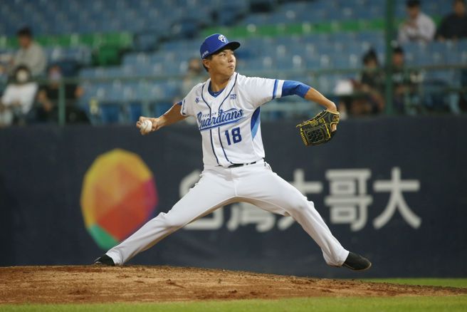 富邦悍将郭俊麟。（资料照，杜宜谙摄）