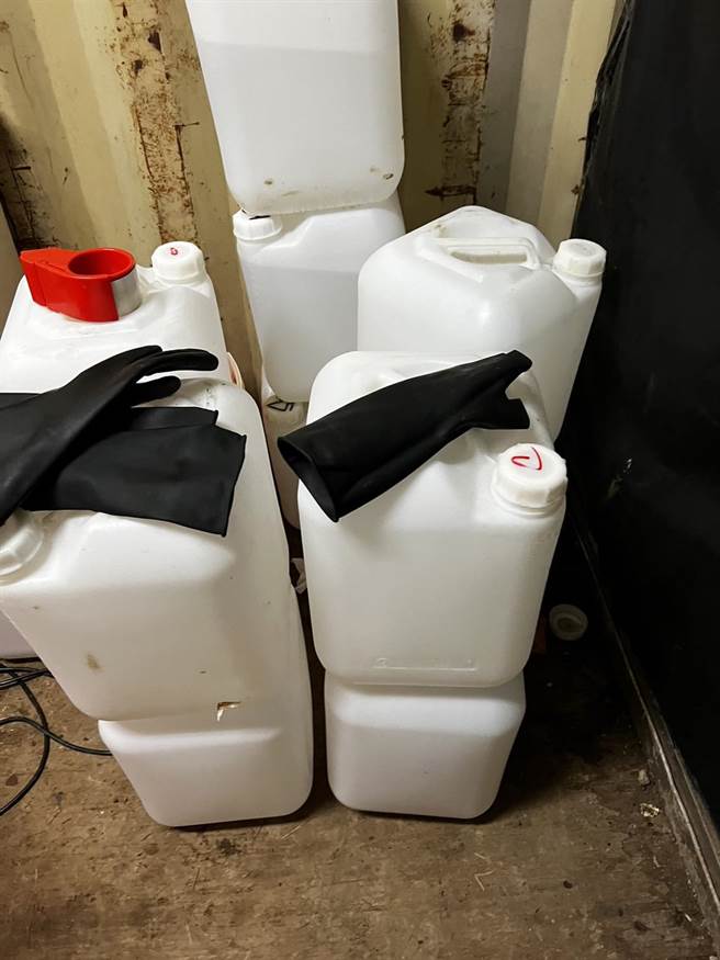 基隆地检署日前查获制毒工厂，查获的毒品预估上看新台币10亿元。（基隆地检署提供／张志康基隆传真）