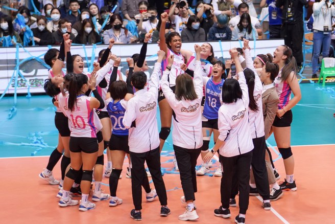 台北鲸华是今年企排女子组最大赢家。(中华排协提供)