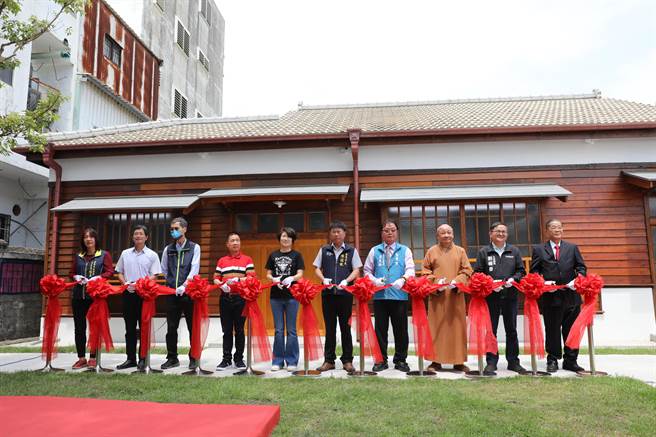 台东县歷史建筑市长公馆及台东市长官舍建筑群修復完成，今天举行启用典礼，台东市公所感谢中央及地方支持。（蔡旻妤摄）