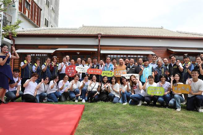 台东县歷史建筑市长公馆及台东市长官舍建筑群修復完成，今天举行启用典礼，台东市公所感谢中央及地方支持。（蔡旻妤摄）