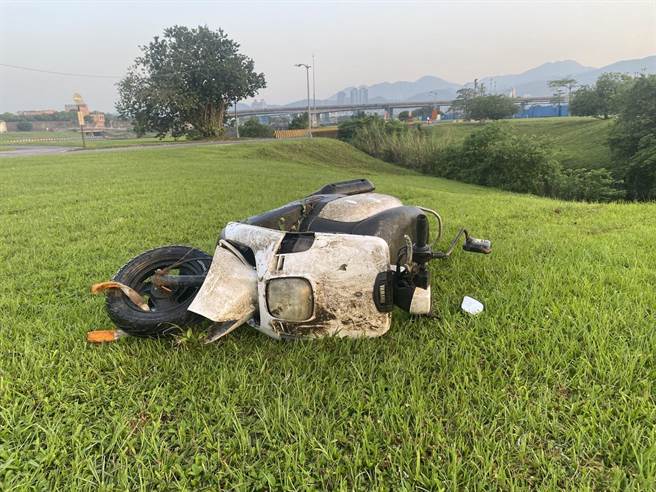 犯案用机车。（警方提供）