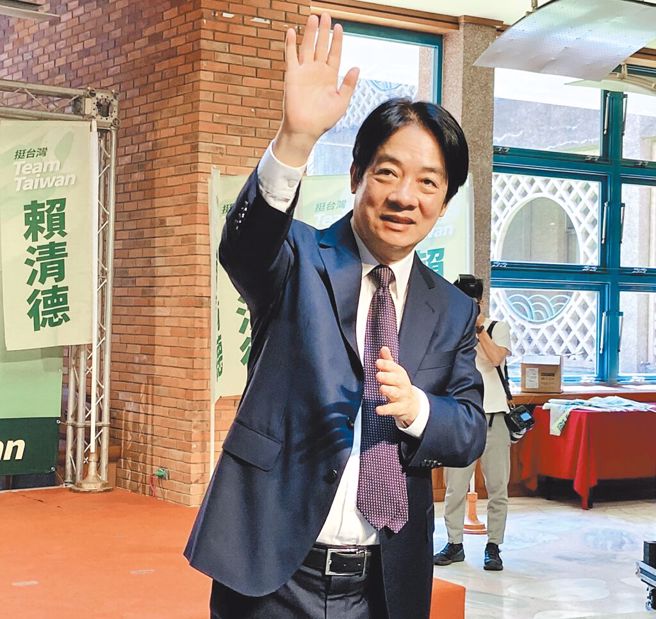 民進黨總統參選人賴清德強調，侵略國才有資格反戰。（中時資料照／吳佩蓉攝）