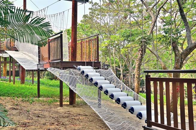 大坑1号登山步道体训场整建中，二期工程预计7月完工开放。（台中市观旅局提供／陈淑娥台中传真）